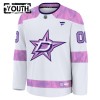 Dallas Stars Trikot Custom Fanatics Hockey Fights Cancer Practice 2024-25 Weiss - Kinder